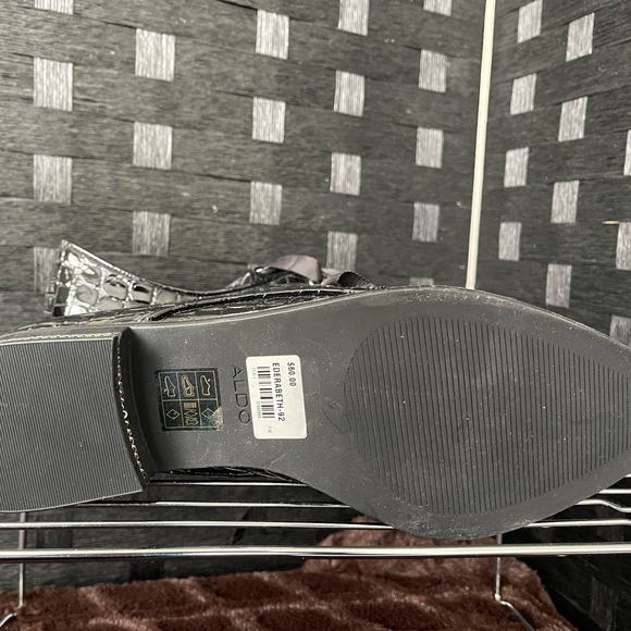 Black patent leader shoe - Picture 4 of 4